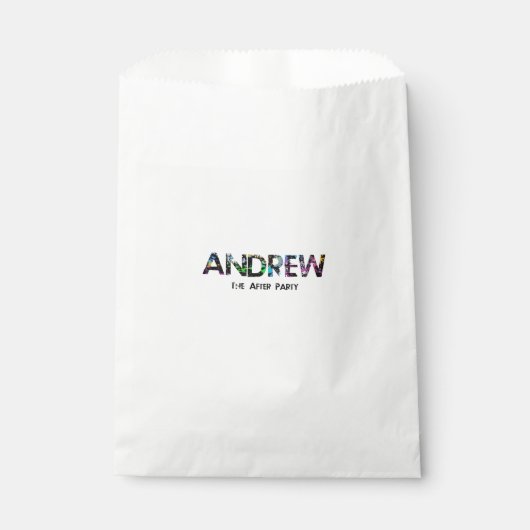 Sachets En Papier andrews bar mitzvah (Devant)