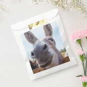 Sachets En Papier Âne souriant gris comique (Scellé)