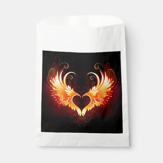Sachets En Papier Angel Fire Heart with Wings (Devant)