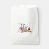 Sachets En Papier Animaux - Beaux animaux ayant une fête (Devant)