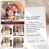 Sachets En Papier Animaux de ferme Anniversaire Fête Favoriser Sac