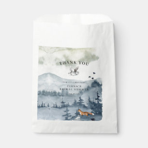 Sachets En Papier Animaux de forêt à l'aquarelle Enterrement de vie 