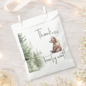 Sachets En Papier Animaux des bois Nous pouvons étancher le Merci d' (Coupé)