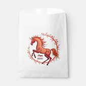 Sachets En Papier Année du cheval 2026 (Devant)