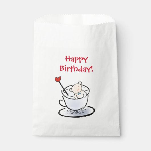 Sachets En Papier Anniversaire (Devant)