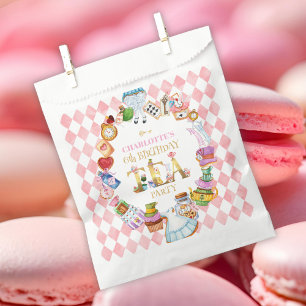 Sachets En Papier Anniversaire 6 ans d'Alice au pays des merveilles 