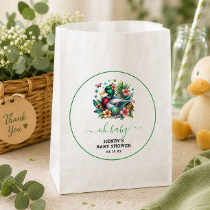 Sachets En Papier Anniversaire de 1 an Garçon Canard Chanceux Waterc