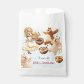 Sachets En Papier Anniversaire de Boucles d'or (Devant)