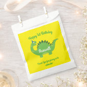 Sachets En Papier Anniversaire de Dinosaur (Coupé)