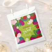 Sachets En Papier Anniversaire de enfant de fraise sucrée (Coupé)