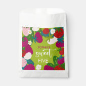 Sachets En Papier Anniversaire de enfant de fraise sucrée (Devant)