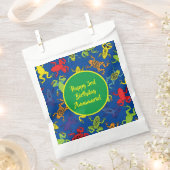 Sachets En Papier Anniversaire de enfant de grenouilles arborescente (Coupé)