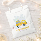 Sachets En Papier Anniversaire de enfant du véhicule de construction (Coupé)