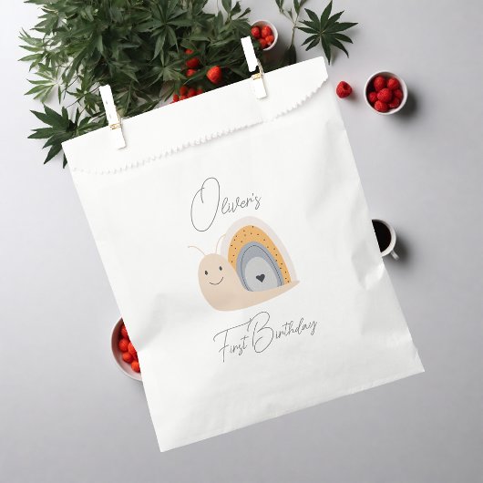 Sachets En Papier Anniversaire de fête Rainbow Pluie