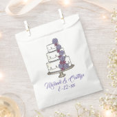 Sachets En Papier Anniversaire de la Fête des mariées de gâteau Mari (Coupé)