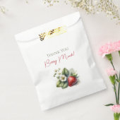 Sachets En Papier Anniversaire de la fraise "Merci Berry Many" (Scellé)