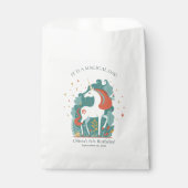 Sachets En Papier Anniversaire de la licorne magique (Devant)