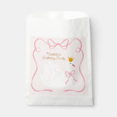 Sachets En Papier Anniversaire de la princesse de Swan (Devant)