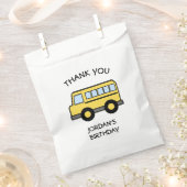 Sachets En Papier Anniversaire de l'autobus scolaire (Coupé)