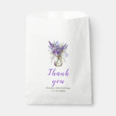 Sachets En Papier Anniversaire de Lavender Mason Jar (Devant)