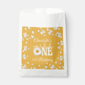 Sachets En Papier Anniversaire de Mustard Daisy Wild One 1 an  (Devant)