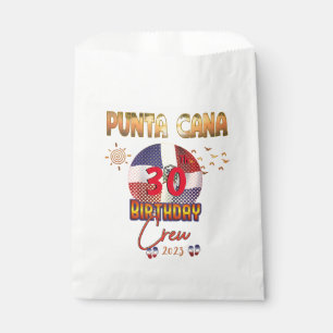 Sachets En Papier Anniversaire de Punta Cana République Dominicaine