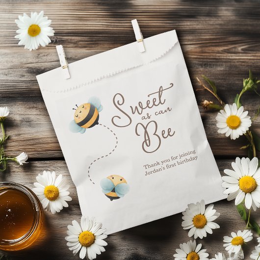 Sachets En Papier Anniversaire des abeilles