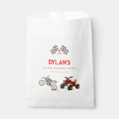 Sachets En Papier Anniversaire des Vélos mignons (Devant)