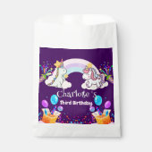 Sachets En Papier Anniversaire du ballon arc-en-ciel Cute Dinosaur U (Devant)