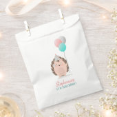 Sachets En Papier Anniversaire du Hérisson mignon (Coupé)
