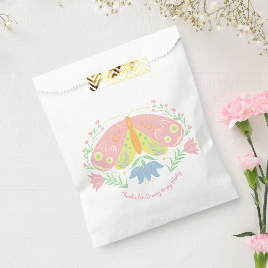 Sachets En Papier Anniversaire du papillon Boho (Scellé)