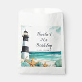 Sachets En Papier Anniversaire du phare nautique (Devant)