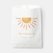 Sachets En Papier Anniversaire du soleil de charme (Devant)