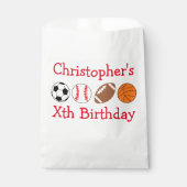 Sachets En Papier Anniversaire du sport (Devant)