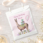 Sachets En Papier Anniversaire Llama (Coupé)