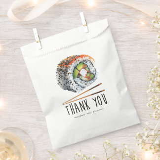 Sachets En Papier Anniversaire personnalisé du Sushi moderne