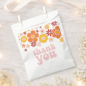 Sachets En Papier Anniversaire Super rétro Floral (Coupé)