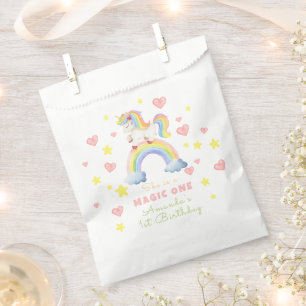 Sachets En Papier Anniversaire unique licorne magie un premier