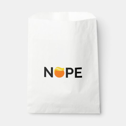 Sachets En Papier Anti-Trump - Nope Edition (Devant)