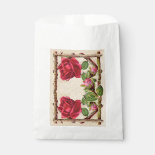 Sachets En Papier Antique victorienne vintage ancienne rose rustique