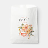 Sachets En Papier Aperol Spritz Floral Réception de Mariage (Devant)