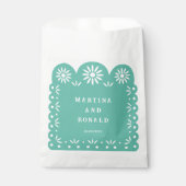 SACHETS EN PAPIER AQUA MEXICAIN PAPEL PICADO (Devant)