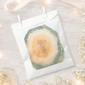 Sachets En Papier Aquarelle Agate Coral Geodes Mariage (Coupé)