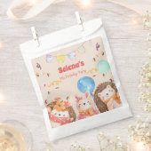 Sachets En Papier Aquarelle anniversaire de enfant (Coupé)