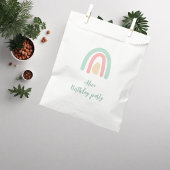 Sachets En Papier Aquarelle arc-en-ciel minet jaune fête d'anniversa