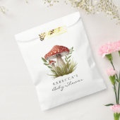 Sachets En Papier Aquarelle Baby shower champignon Woodland (Scellé)