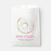 Sachets En Papier Aquarelle blanc laqué Donut Baby Sprinky (Devant)