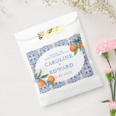 Sachets En Papier Aquarelle bleu Mariage méditerranéen (Scellé)