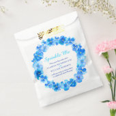 Sachets En Papier Aquarelle bleu pansy mariage spinkme confetti (Scellé)