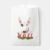 Sachets En Papier Aquarelle Bull Terrier Noel Noël (Devant)
